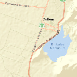 Colbún Street Map