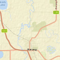 Kerang Street Map