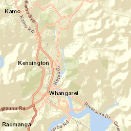 Whangarei Street Map