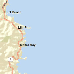 Malua Bay Street Map