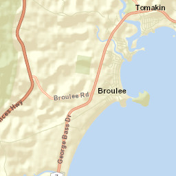 Tomakin Street Map