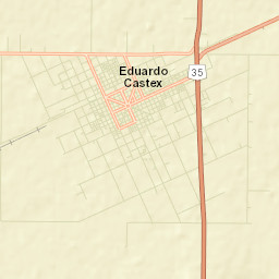 Eduardo Castex Street Map