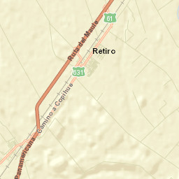 Retiro Street Map