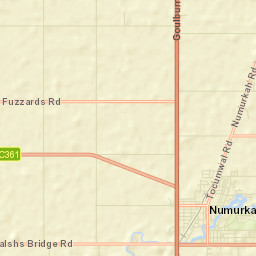 Numurkah Street Map