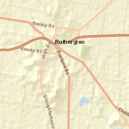 Rutherglen Street Map