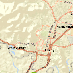 West Albury Street Map