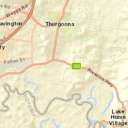 Thurgoona Street Map