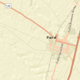 Parral Street Map