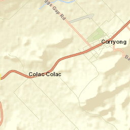 Corryong Street Map