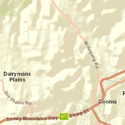 Cooma Street Map
