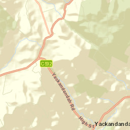 Yackandandah Street Map