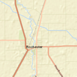Rochester Street Map