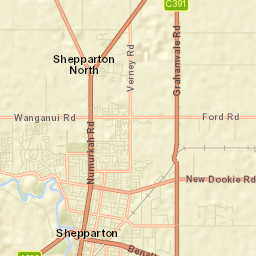 Shepparton Street Map