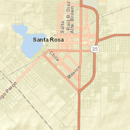 Santa Rosa Street Map