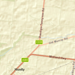 Huntly Street Map