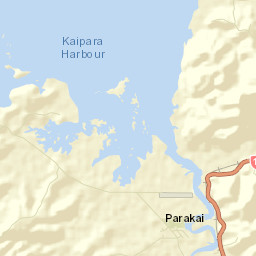 Parakai Street Map