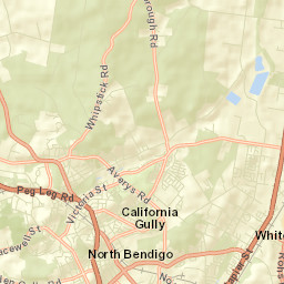 White Hills Street Map