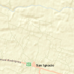 San Ignacio Street Map