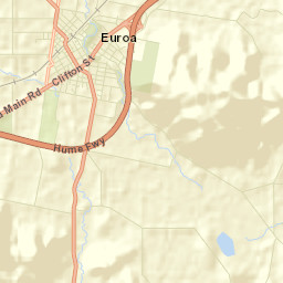 Euroa Street Map