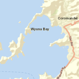 Coromandel Street Map