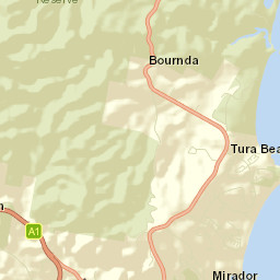 Tura Beach Street Map