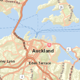Auckland Street Map