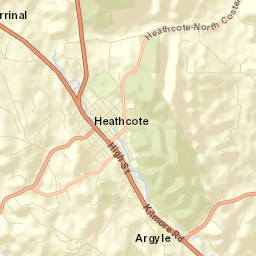 Heathcote Street Map