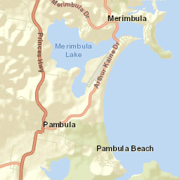 Merimbula Street Map