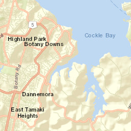 Pakuranga Street Map