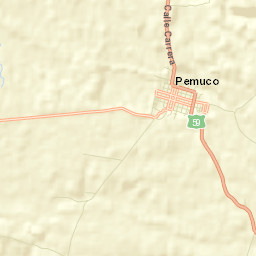 Pemuco Street Map