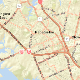 Manukau City Street Map