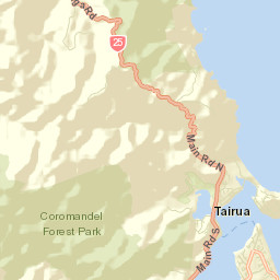 Tairua Street Map