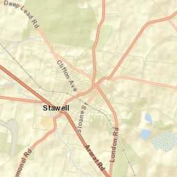 Stawell Street Map
