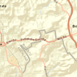 Pukekohe East Street Map