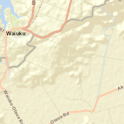 Waiuku Street Map