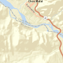 Chos Malal Street Map
