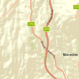 Macedon Street Map