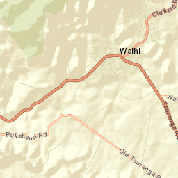Waihi Street Map
