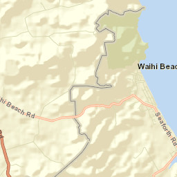 Waihi Beach Street Map