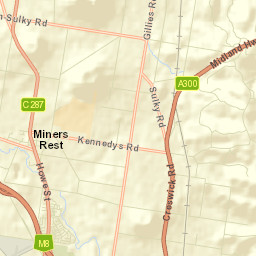 Miners Rest Street Map