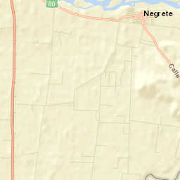 Negrete Street Map
