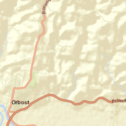 Orbost Street Map