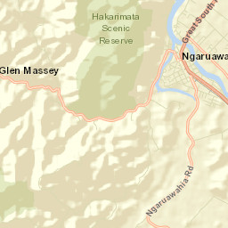 Ngaruawahia Street Map
