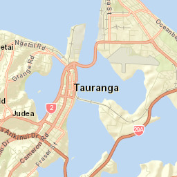 Tauranga Street Map