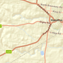 Hamilton Street Map