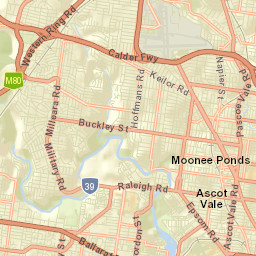 Essendon West Street Map