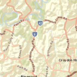 Warranwood Street Map