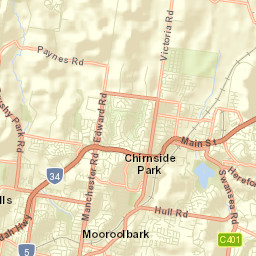 Lilydale Street Map