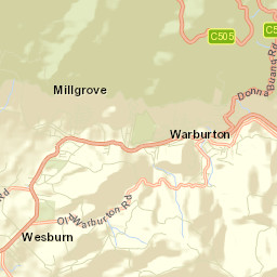 Warburton Street Map