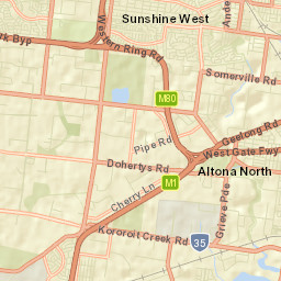 Hobsons Bay Street Map